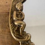 Brass mirror