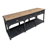 Grande table de drapier patinée (rénovée)
