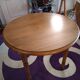 Round table 90 cm extensions six feet