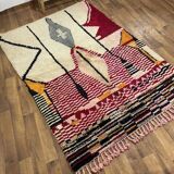 Handwoven colored wool apis boujad 150/250cm