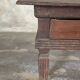 Petit écritoire table basse ancienne indonésienne en teck H33 40,5x55