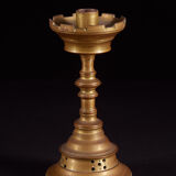 Vintage candle holder copper alloy
