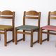 Set of 5 Vintage Dining Chairs, 1960s–1970s | Colorful Upholstered Vintage