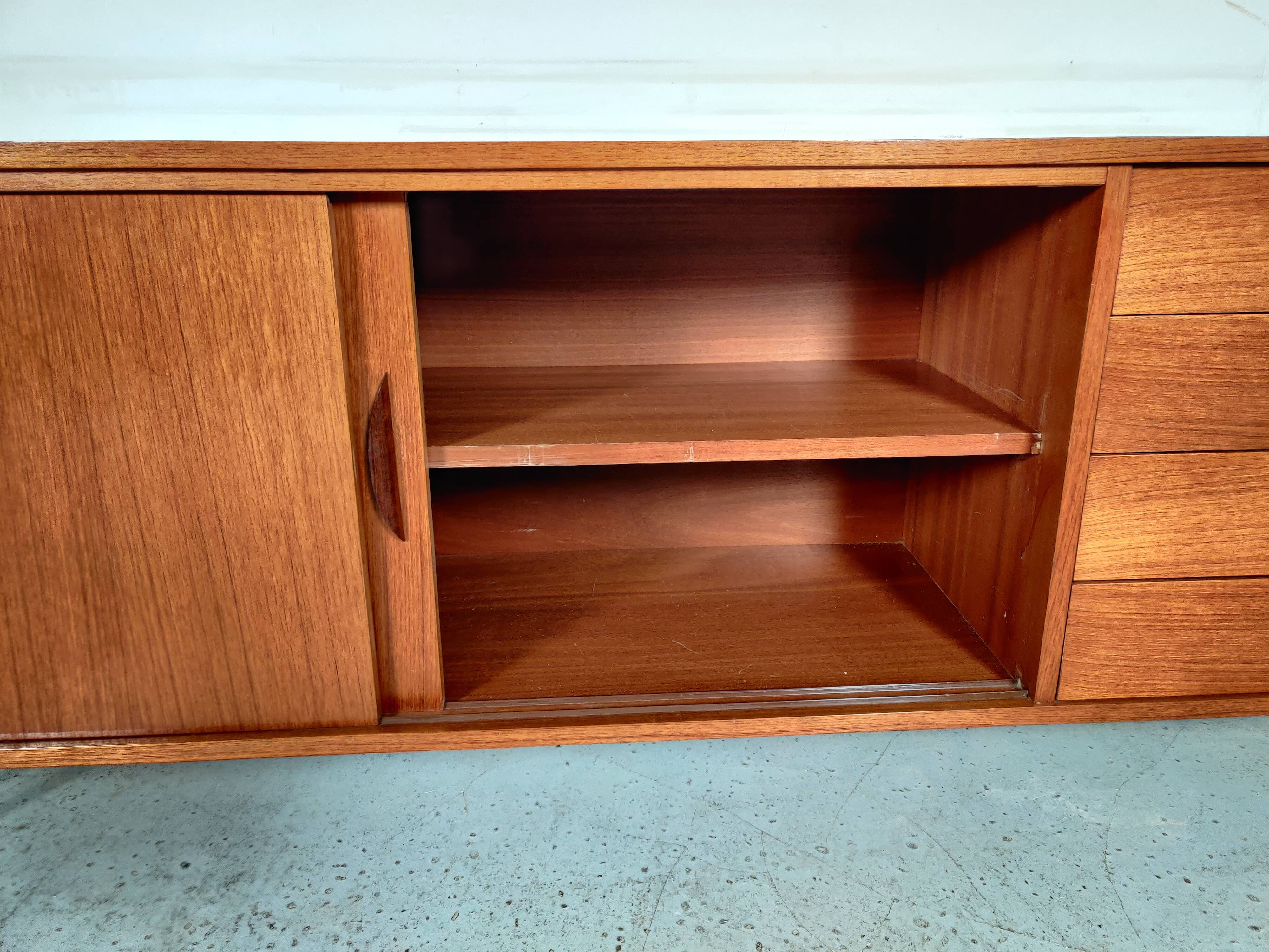 Scandinavian teak row, 60s