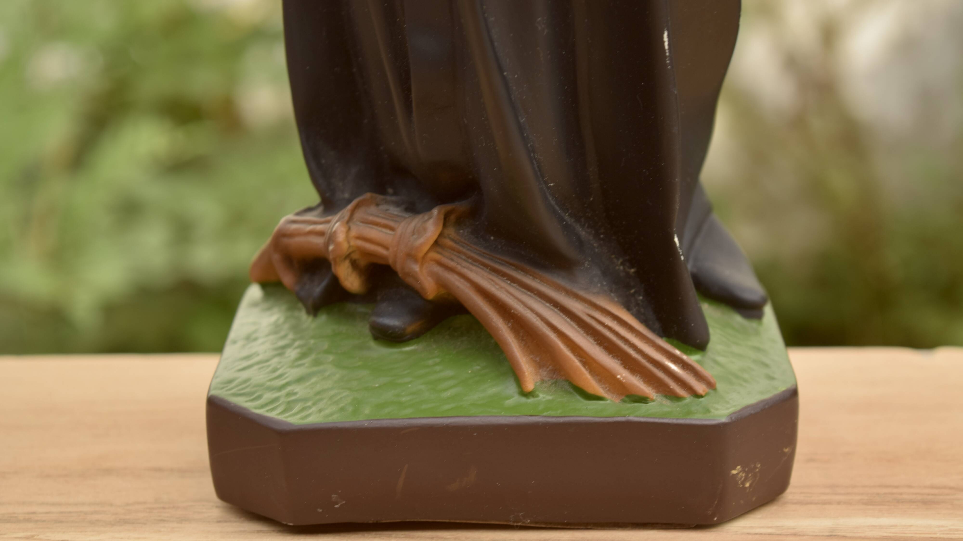 Saint Rita statuette in hand-painted resin - 40 cm - Made in Italy