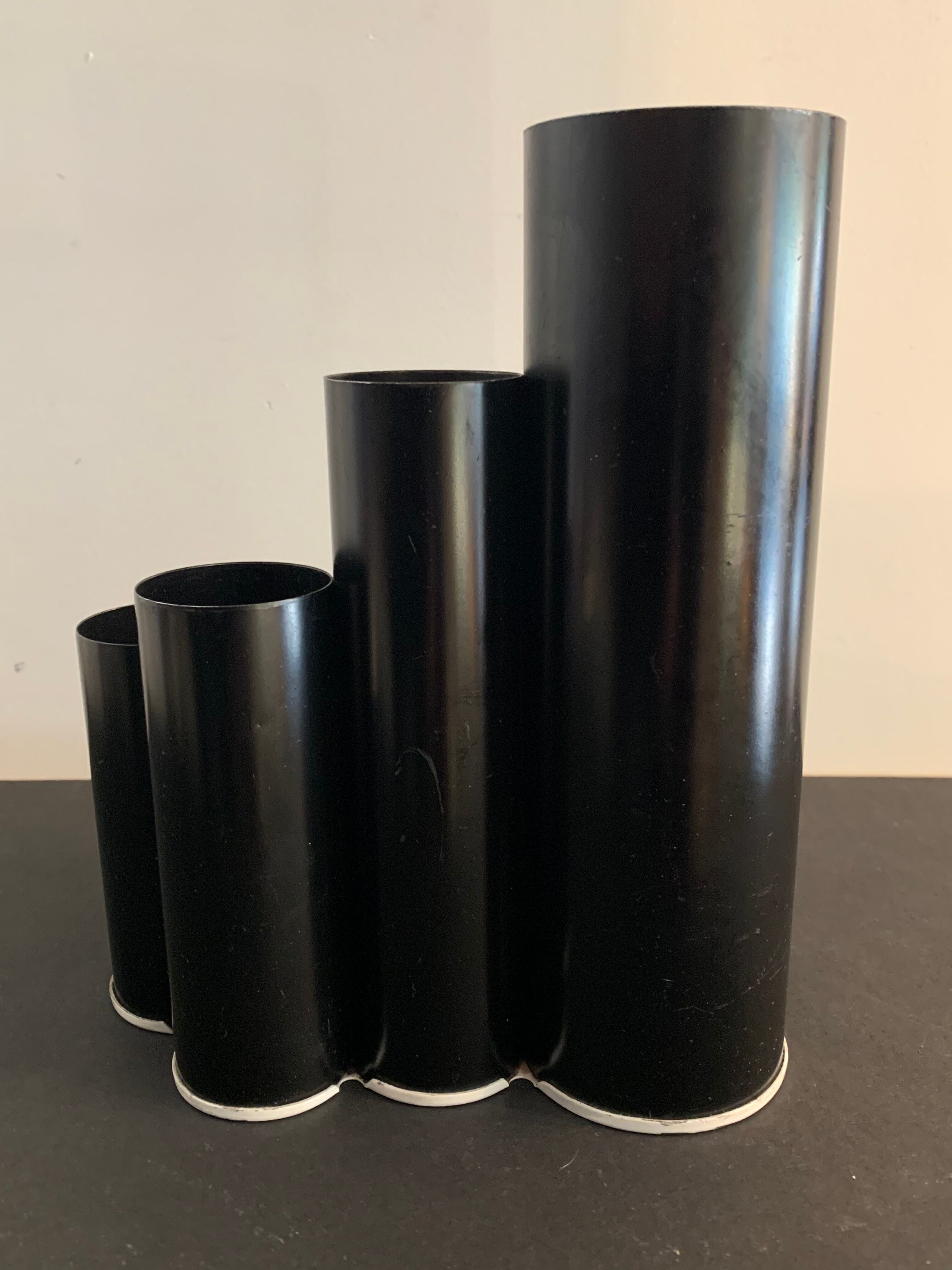 Office organizer wears black metal pencils Deyhle Germany 1970