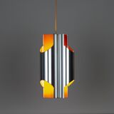 Lampe suspendue vintage danoise Pantre par Bent Karlby, Lyfa, années 1970