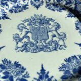 Large plate with A. Clain & Perrier Fils coat of arms
