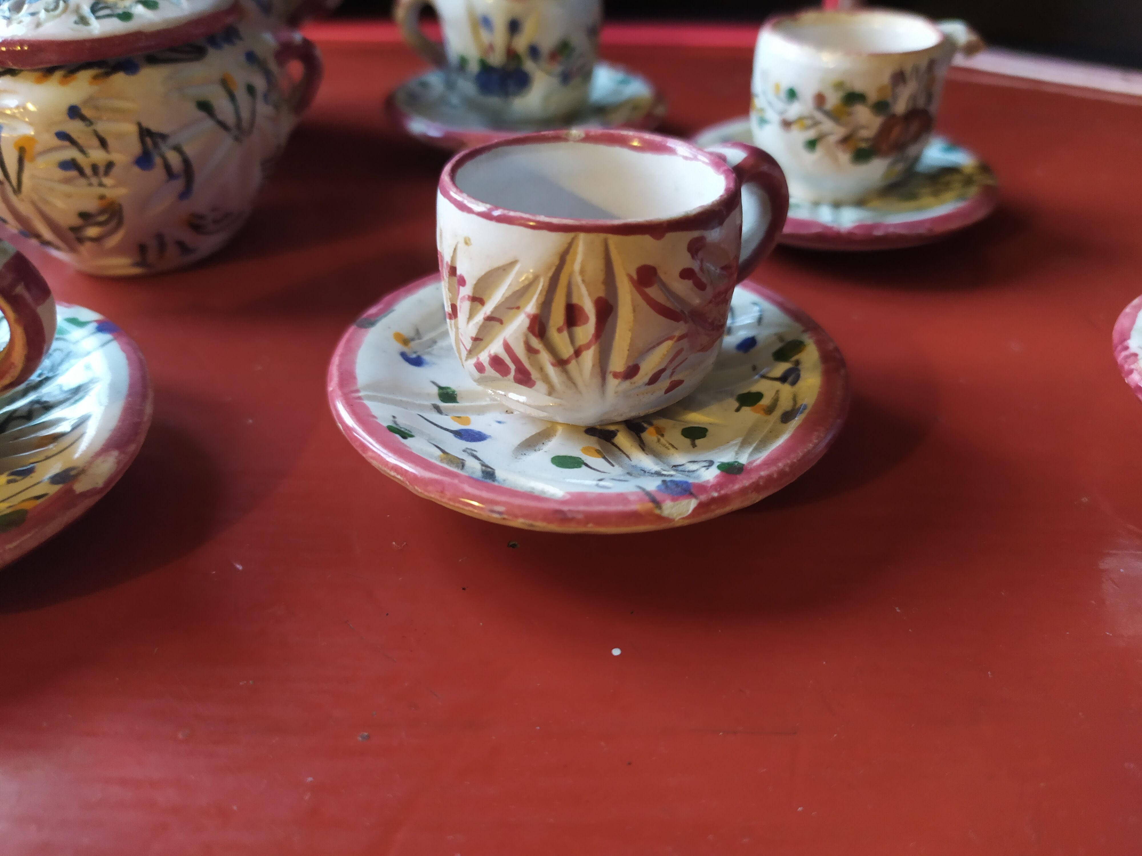 Earthenware dinner set