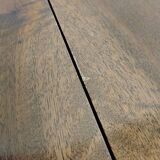 Table ovale en bois avec rallonges