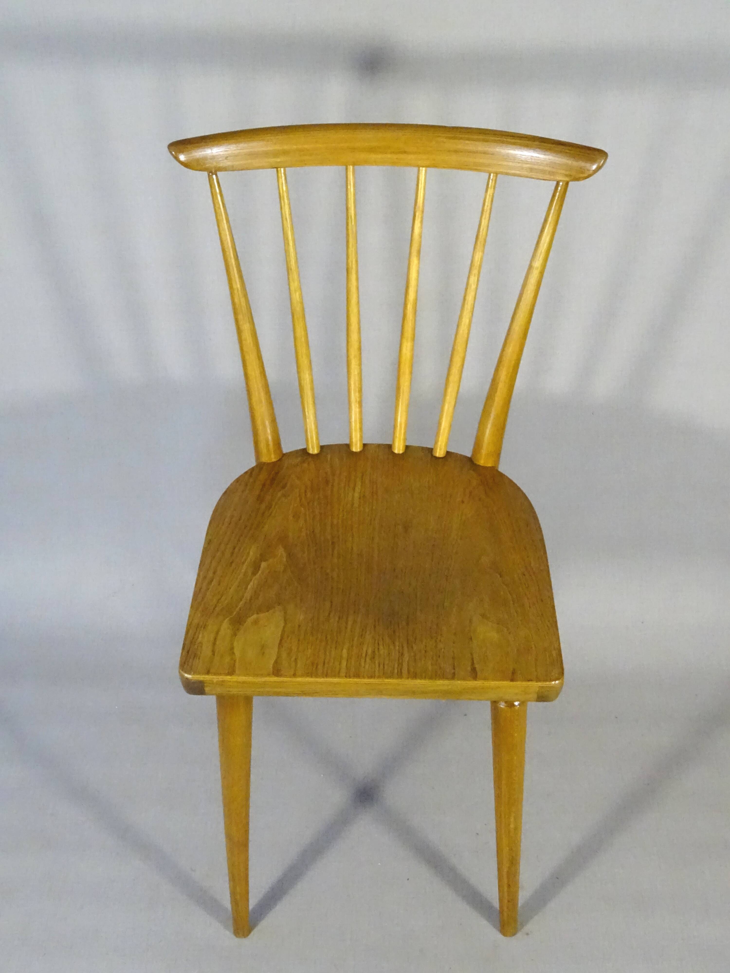 Scandinavian chair by Baumann 1975 light bistro.