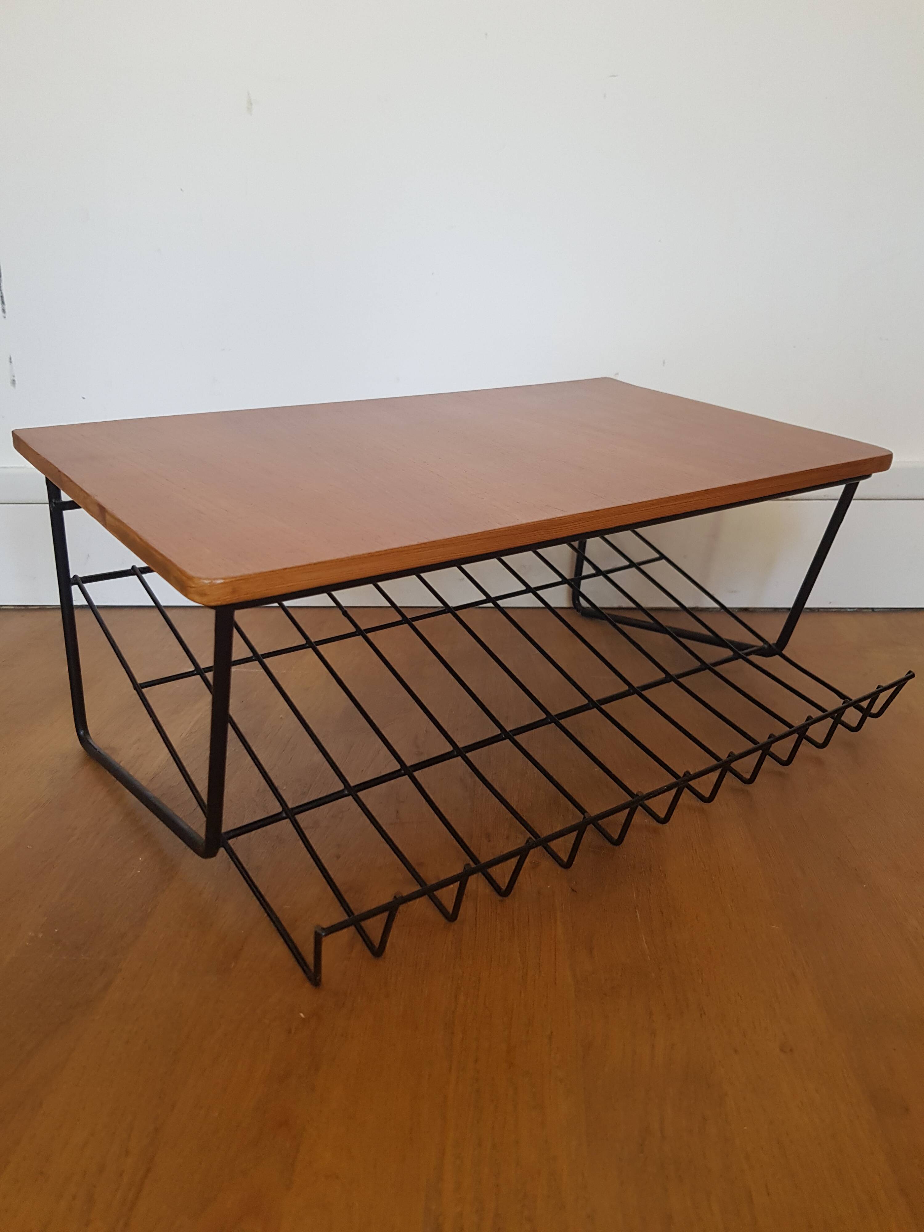 Scandinavian wall-mounted bedside table