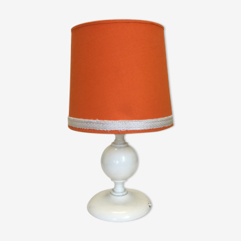 Lampe orange vintage 1960