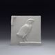 Bas-relief en plâtre représentant un poussin de caille, période ptolémaïque