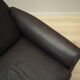 Brown leather sofa, Danish design, 1960s, designer: Aage Christiansen