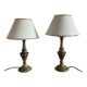 Gilded bronze bedside lamp