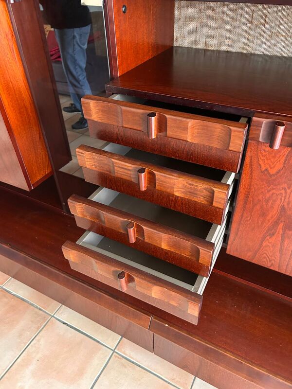 Living, buffet en palissandre