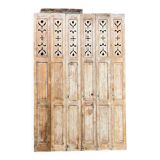 Old shutters in patinated chene