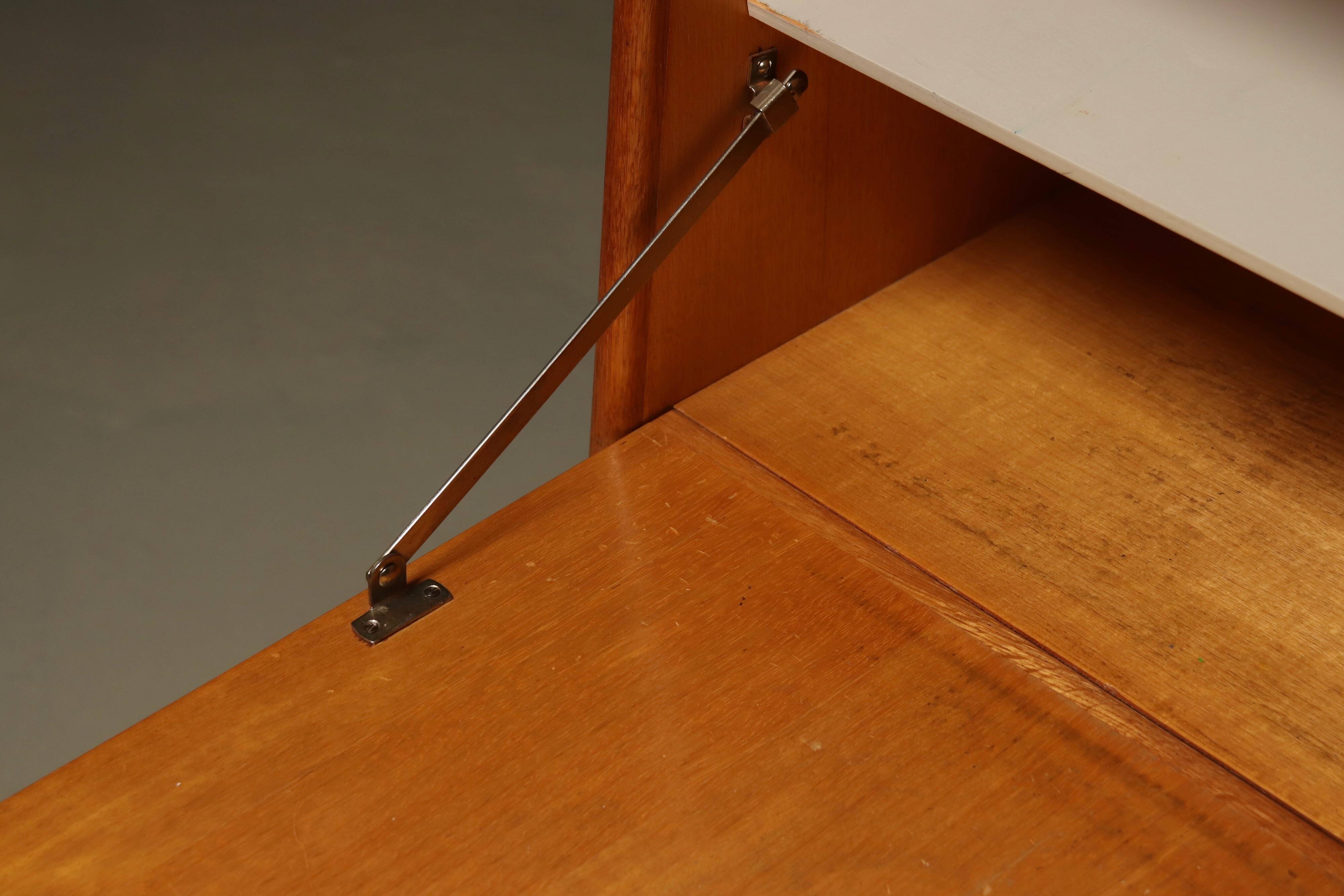 Oak Series Secretary Cabinet Model BE04 by Cees Braakman for Pastoe 1950s