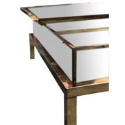 Vintage sliding coffee table by Maison Jansen from the 1970s