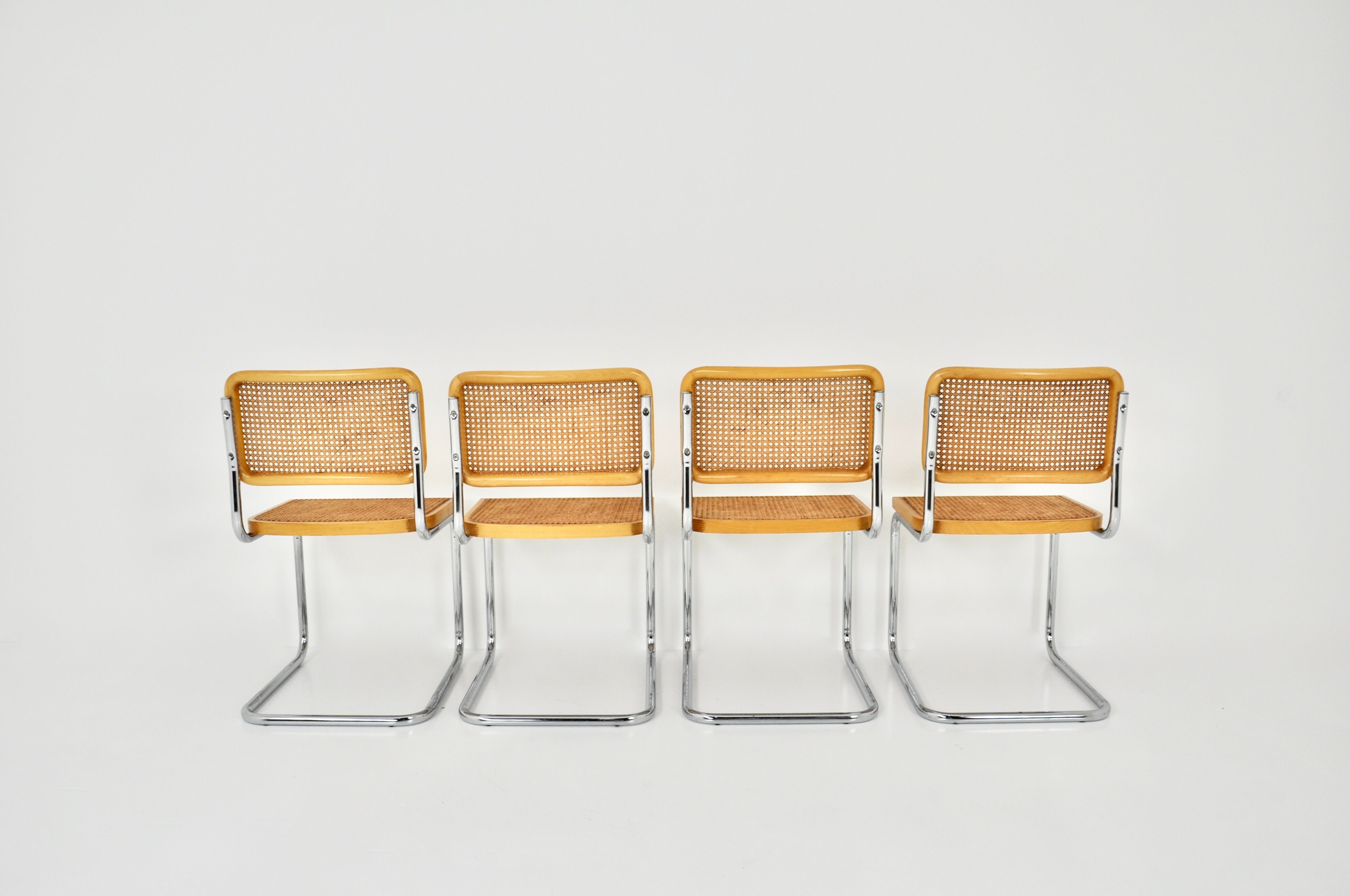 Dining chairs B32 by Marcel Breuer set of 4