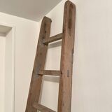 Raw and authentic old decorative ladder