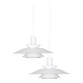 Paire de 2 lampes vintage danoises des années 1980.