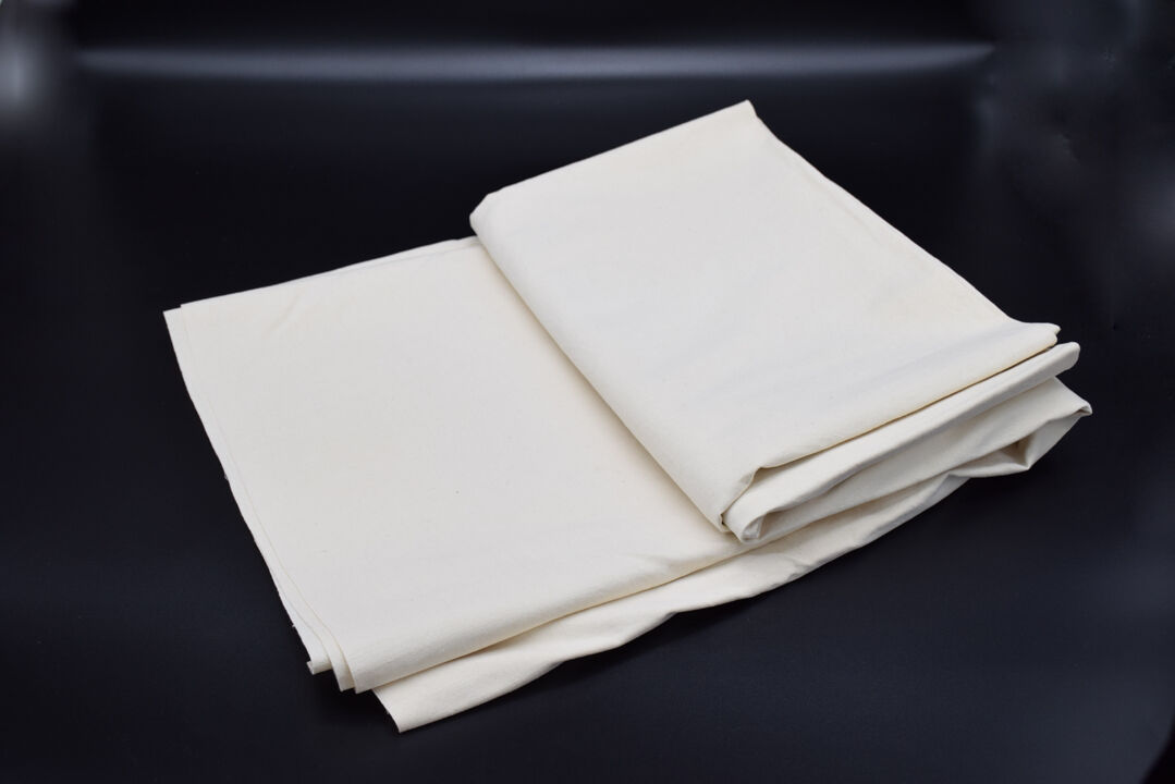 Drap ancien XIXe métis et lin