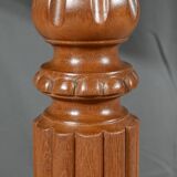Oval Pedestal Table with Mahogany System, Louis Philippe period – 1st part 19th century