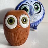 Vintage Handmade Ceramic Owls