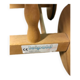 LEIPOLD wicker cradle on wheels and its bedding for dolls.