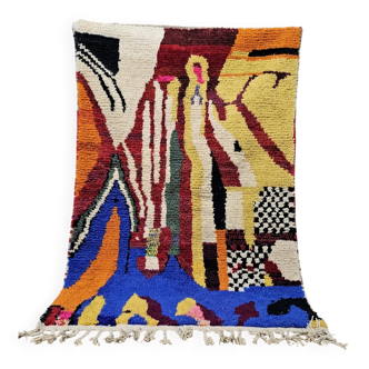 Traditional handmade carpet 250cm x 150cm Moroccan