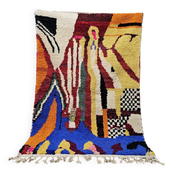 Traditional handmade carpet 250cm x 150cm Moroccan