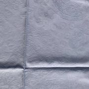 7 white damask cotton napkins, Christian Lacroix, vintage