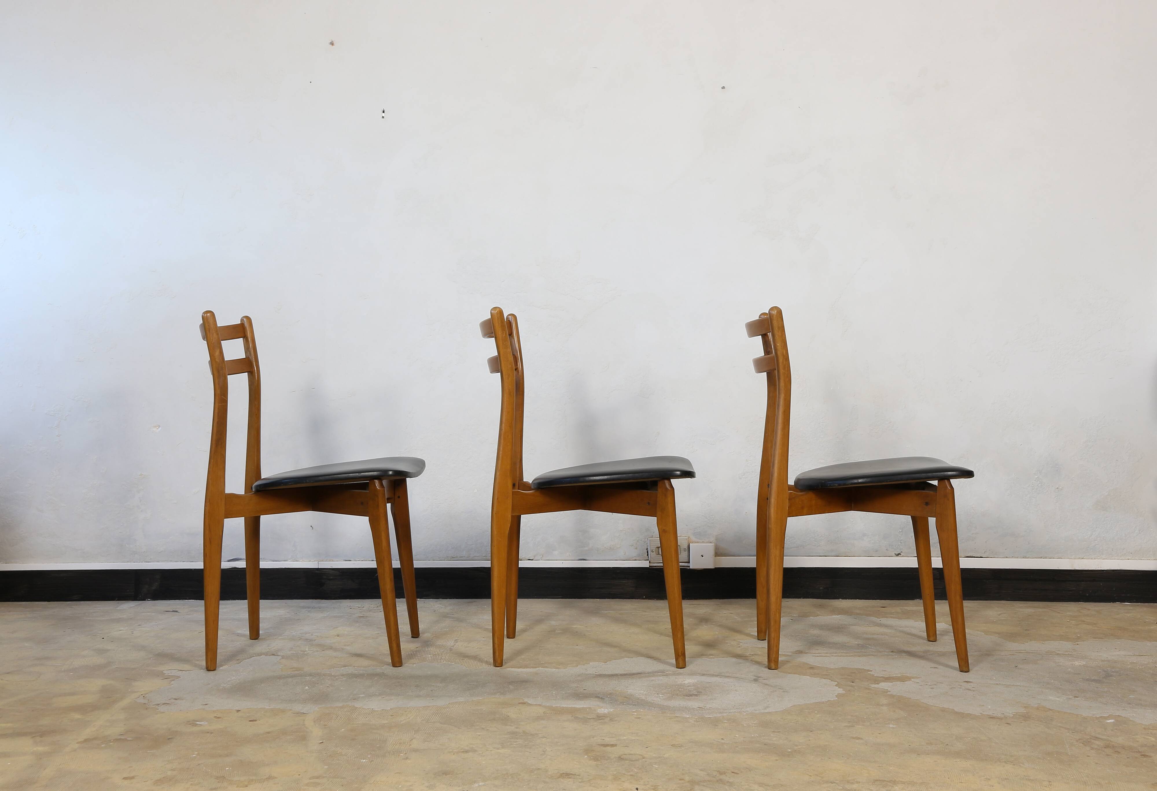 Chaises vintage scandinave 1960