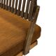 Mid-century daybed with removable backrest in oak 50's design