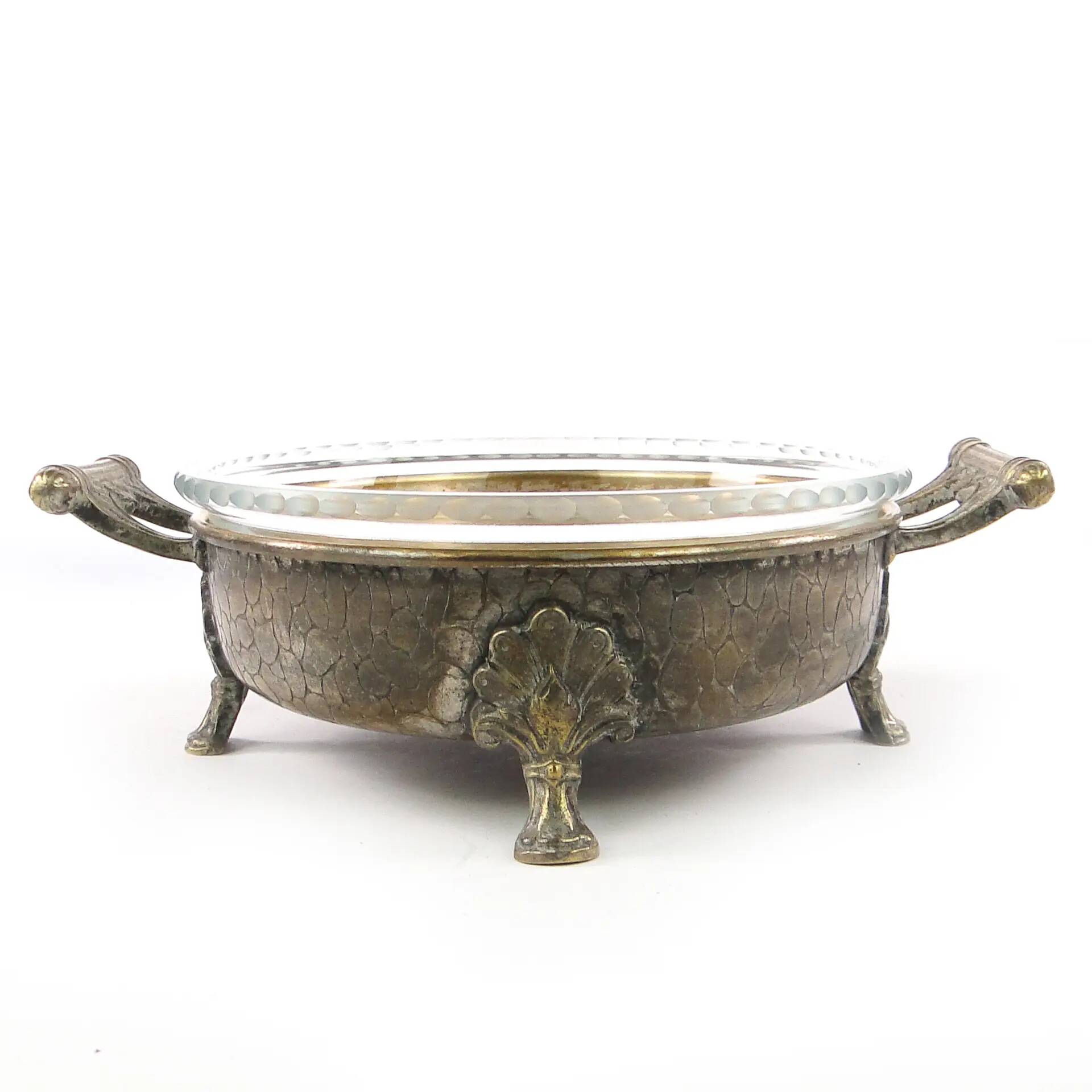 Eclectic fruit bowl, silver-plated brass, WMF, Germany, 19th century
