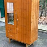 Armoire scandinave en chêne 1950 de 110cm