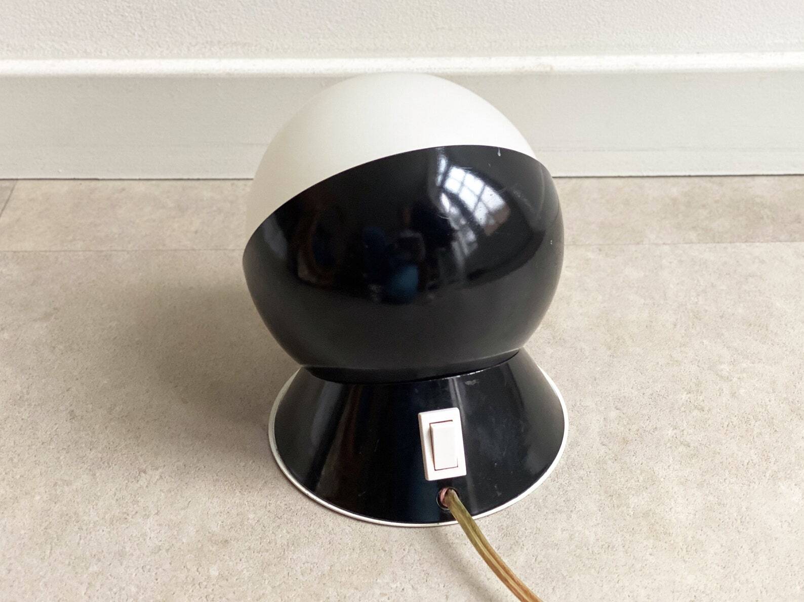 Rare Mid Century eyeball wall lamp / table lamp, Italian design
