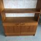 Honey-colored pine bookcase, 90s
