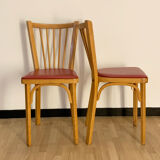 Pair of Baumann bistro chairs