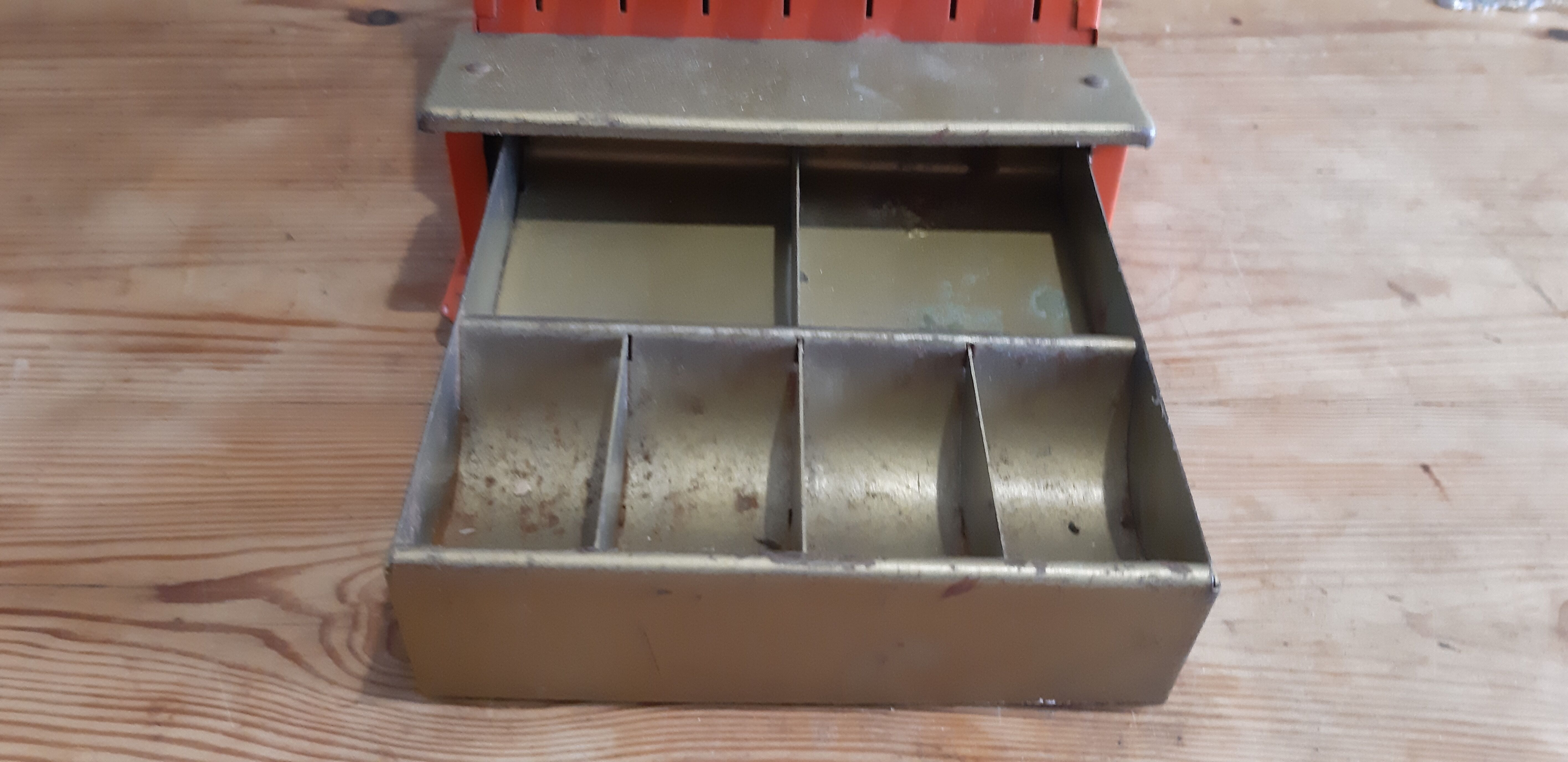 Toy old cash register from the 50s