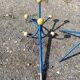 Vintage Coat Rack, Metal and Wooden Balls.