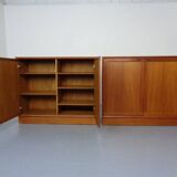 Large teak chest by H. W. Klein for Bramin, 1960s