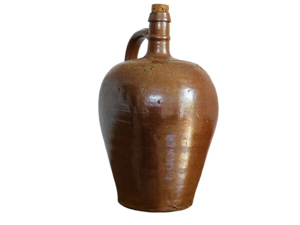 Pichet vintage en grès salé