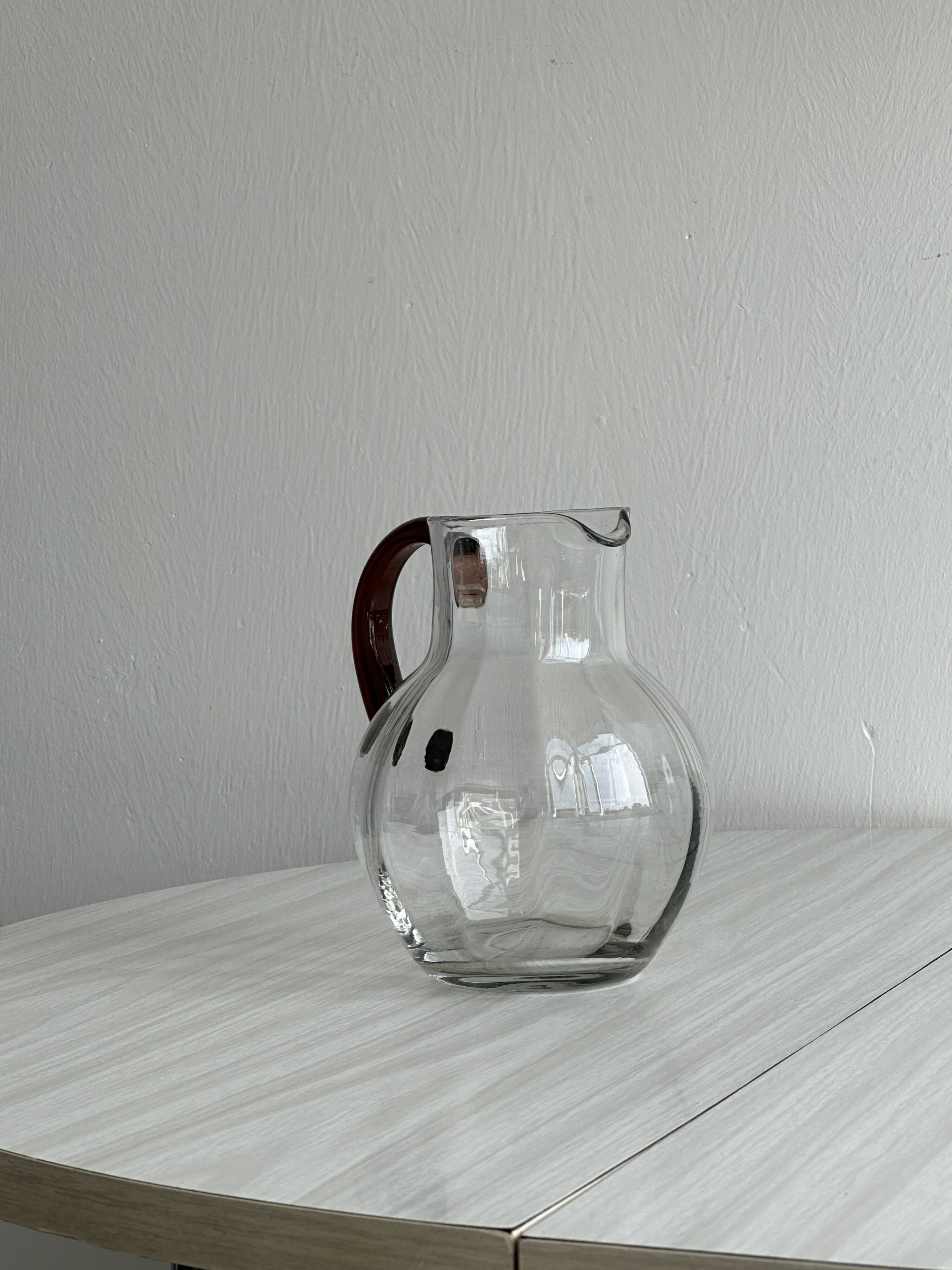 Glass pitcher