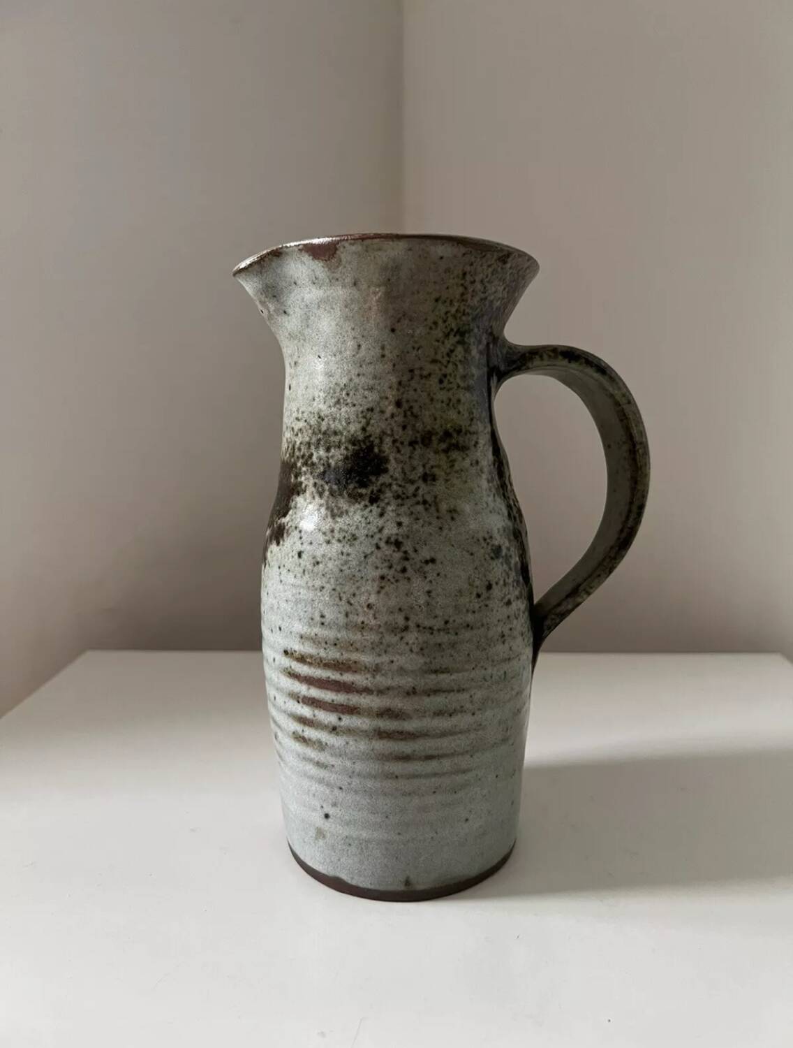 Vintage stoneware jug/pitcher by ATCH Thierry & Chantal Robert
