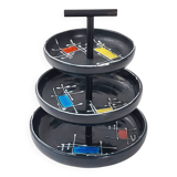 Vintage 1950 ceramic aperitif serving tray