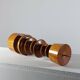 Vintage candle holder in an organic shape from the 1950s.