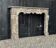 Regency fireplace in grey Ardennes marble, 18th century